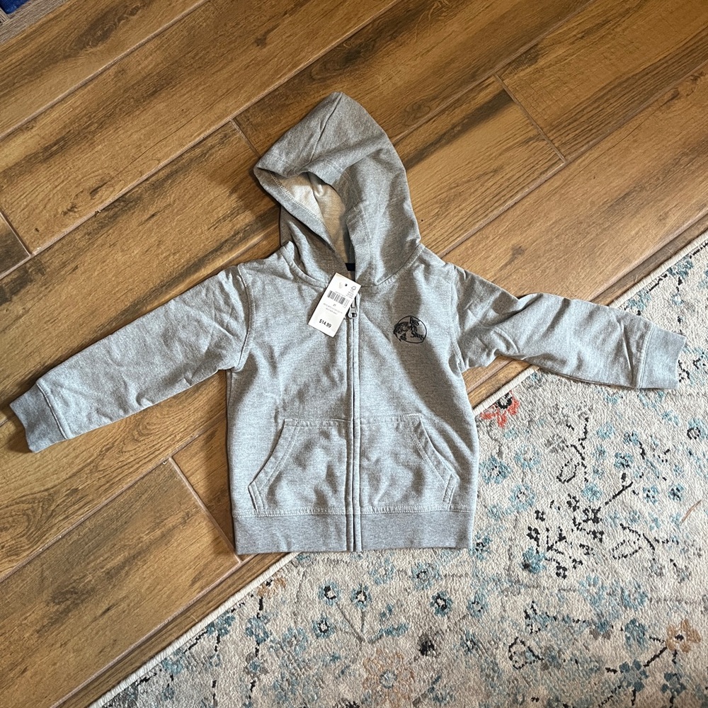 Bass Pro Shops Toddler Hoodie - Gray, 2T